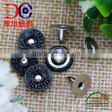 Fashion Custom Logo Metal Brass Jeans Rivets Buttons for Jeans photo-4