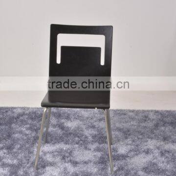 Black Painting Cafe Chair (FOH-NCP9)