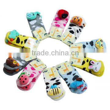 Good material newborn baby floor non skid slipper socks