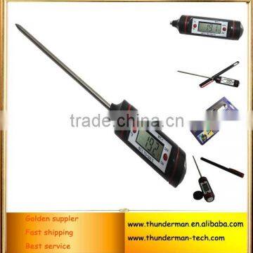New Digital Cooking Food metal Probe meat cooking bbq thermometer