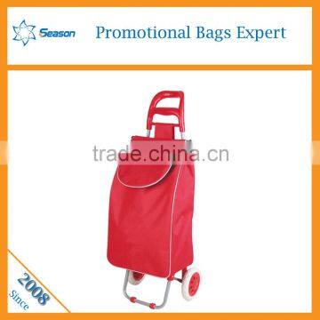 Multi-function two wheels Foldable Nylon Supermarket shopping trolley bag                        
                                                                                Supplier's Choice