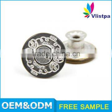 Custom Brand Logo Metal Push Brass Snap Fasteners photo-5
