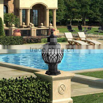 aluminium decorative outdoor bollard light