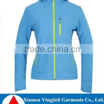 Custom Running Jacket Navy Blue Softshell Jacket Women