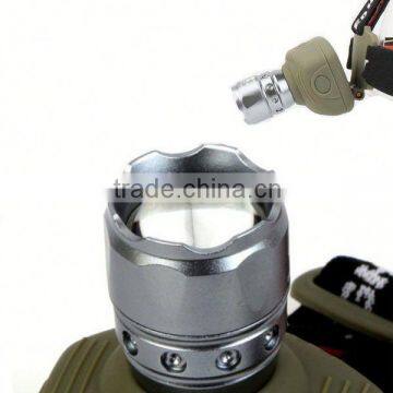 T27 Brightness Multi Function 3*AAA Battery Powered LED Hunting Headlamp photo-4