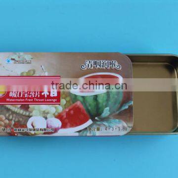 Rectangular Tinplate Metal Tin Can With Sliding Top, 10g-300g Sliding Square Tinplate Metal Tin Quality Choice photo-3
