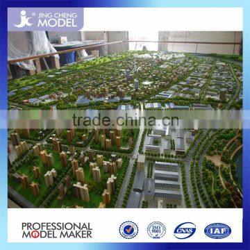 1:1000 architectural plastic scale finished model for city planning