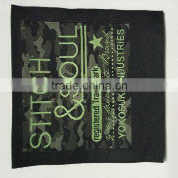 factory direct main label travel luggage labels main label for clothing