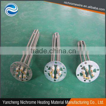 Stainless steel flange electric high efficient heater exchange immersion water heater