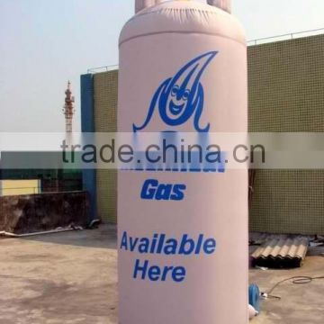 customized inflatable giant gas-jar/ pvc inflatable advertising gas-jar model/ inflatable cartoon gas-jar balloon