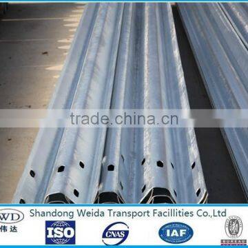 Zinc Coated Corrugated Waveform Beam Guardrail For Freeway