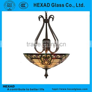 HEXAD Tiffany style stained glass hanging lamp HTL127