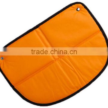 Folding Seat Single Simple Waterproof Picnic Mat Beach Litter Mats Grass Mat Moisture-proof Pad-Orange