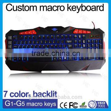 backlit qwerty led keyboard custom gaming keyboards