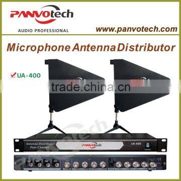 Antenna divider for UHF wireless microphone system