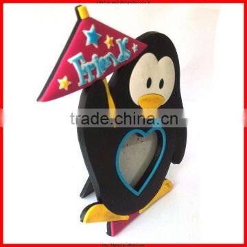 2014penguin shape attractive photo frame&frame photo&photo picture frame for christmas