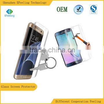 Shenzhen Factory manufactue 0.2mm cell phone use tempered glass For sansung s7 edge