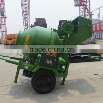 JZC250 Electric Portable Concrete Mixer,Mini movable concrete mixer machine