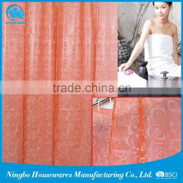Hot-selling peva bath curtain , peva shower curtain
