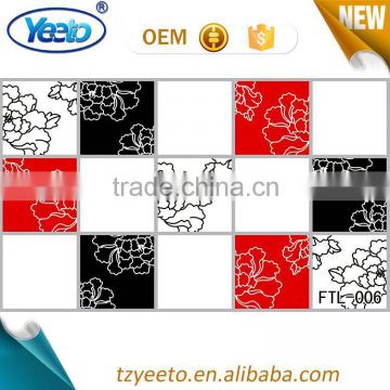 2015 tulip pattern aluminum foil sticker,clear vinyl wall tile bathroom,floor tile price dubai