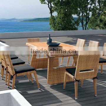 Water hyacinth outdoor wicker furniture