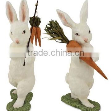 factory direct custom easter resin bunny