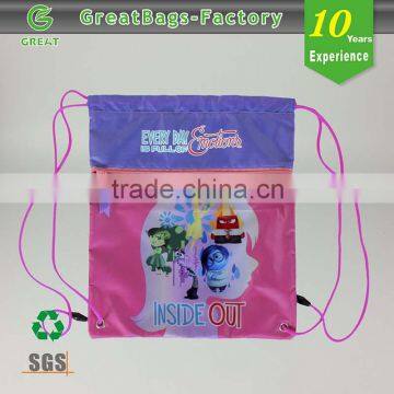 Reusable sport swimming custom drawstring bag