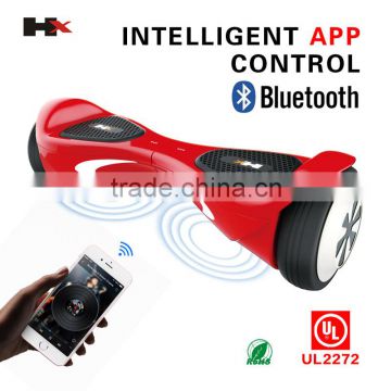 UL2272 wholesale 6.5 inch hoverboard Samsung battery with bluetooth HX