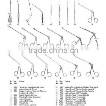 fess surgery instruments Set