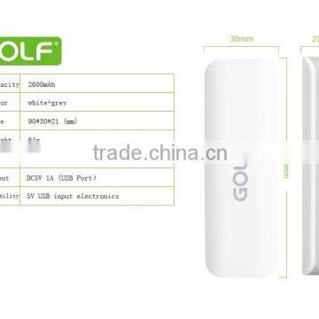 OEM/ODM Mobile Power Bank, 2600mAh, Mini Size, CE, RoHS, FCC Certified, 1 Year Warranty photo-4
