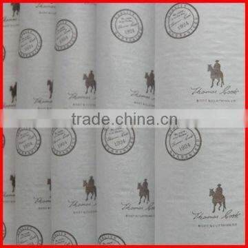 Fashionable Logo Printed Transparency Wrapping Paper Wholesale