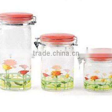 Glass jar