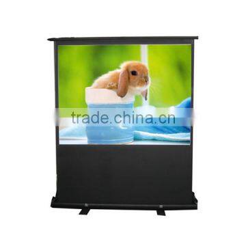 Floor Pull Up Projection Screen/Portable Floor Standing Projector Screen with 16:9 and 4:3                        
                                                Quality Choice