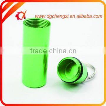 Practical Green Flat Bottom Waterproof Box With Split Ring/Essential Travel Containers/Uses For Pill Bottles photo-2