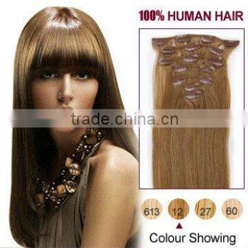 2015 New Wholesale High Quality Clip on Human Hair Extension photo-2