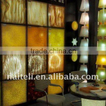 wall alabaster panels Backlit material