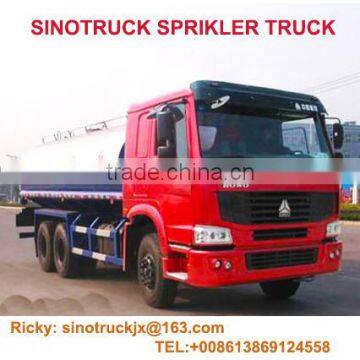 Howo 6x4 Sprinkler Water Tanker Truck 17 to 22cbm for Sale