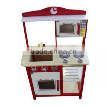 Wooden kitchen cabinet toys for kids