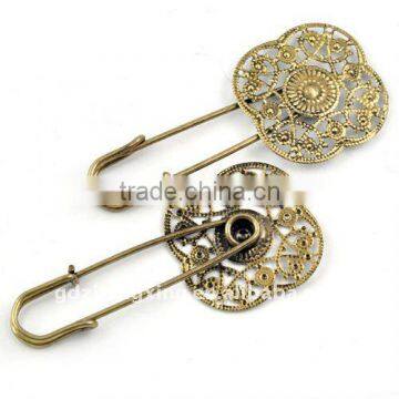 Unisex Metal Brooches Pins