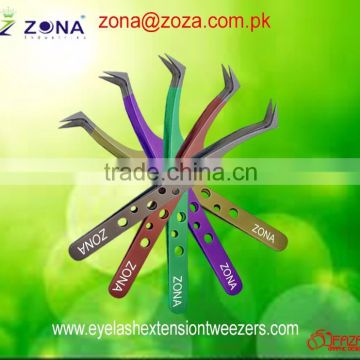 Lash & Brow Volume Tweezers / L Shape Tweezers / Buy Eyelash ExtensionTweezers Under Custom Brand Name From ZONA PAKISTAN