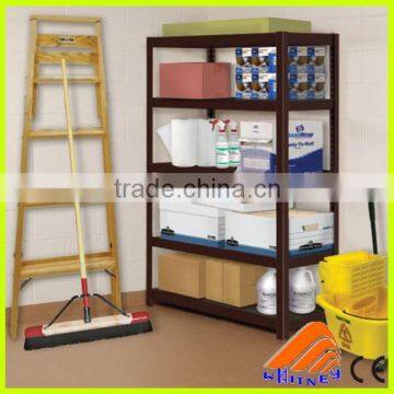 Warehouse storage boltless shelving in home usage