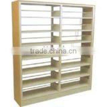 With-7 tiers double-side book rack