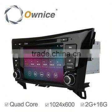 2G Ram wholesale price quad core Android 4.4 & Android 5.1 car DVD player for nissan qashqai/x-trial 2015 built in wifi 1024*600