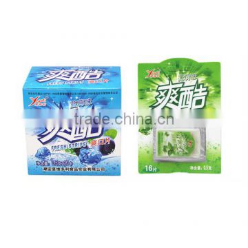 Multi-vitamin fresh strips candy shaped mints VC-F049