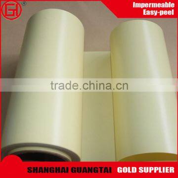 hot sale Yellow kraft paper roll with cutomer order