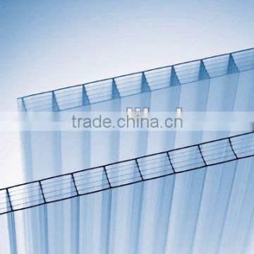 twin-wall crystal sheet for factory lighting