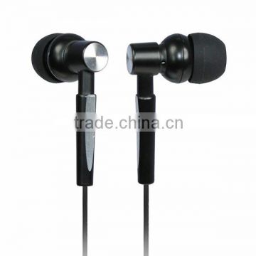 Best fashion earphone free sample metallic earphone 2015