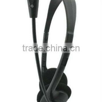 1.8m cord high quality call center headset direct manufacturer