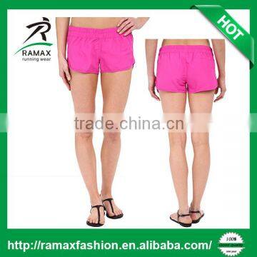 Ramax Custom Women 100% Polyester Elastic Waist Beach Shorts