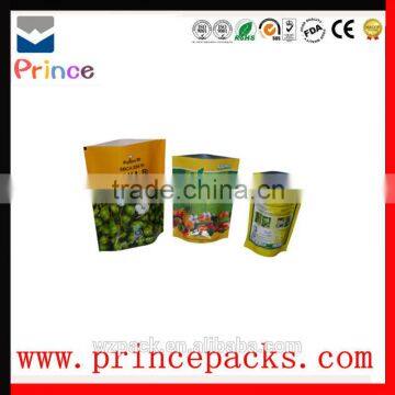 Plastic Bag Zipper / Stand up Zipper Bag for Nuts / Plastic Zipper Pouch for Food